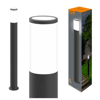 Venkovní zahradní lampa PIPE 60cm IP54 E27 černá Videx