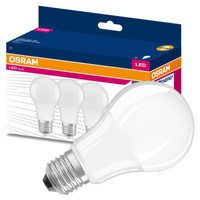 3x LED žárovka E27 A60 8.5W = 60W 806lm 3000K Teplá bílá 200° OSRAM HODNOTA