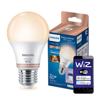 LED žárovka E27 A60 8W = 60W 806lm 2700-6500K SMART WiFi Philips WiZ