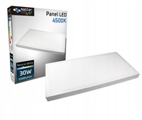 Přisazený LED panel. kazeta 60x30cm 30W 2400lm 4500K 120°