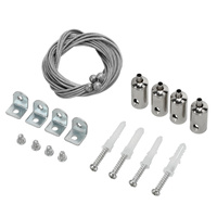 Montážní sada kabelů pro zavěšení LED panelů Steel Kobi