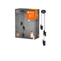 LED stropní svítidlo 24.5W SMART+ WiFi CCT stmívatelné černé závěsné LEDVANCE