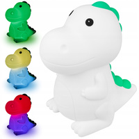 Dětské LED dinosauří dekorativní noční světlo 2,5W 25lm 3000K teplá bílá RGB 360° White Masterled