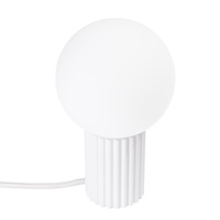 Stolní stolní lampa G9 Round White Modern Matte Halo Sollux
