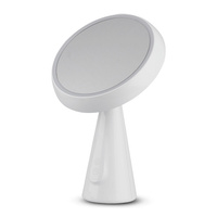 LED stolní lampa se zrcadlem 5W 3000K dobíjecí bílá VT-7905 V-TAC