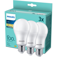3x LED žárovka E27 A67 14W = 100W 1521lm 2700K Warm Milk PHILIPS