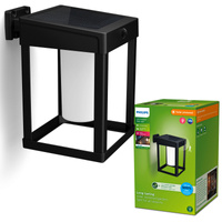 LED solární nástěnná lampa CAMILL 1,4W 3000K IP44 Soumrakový senzor PHILIPS