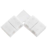 Úhlový konektor pro LED pásek 2PIN. 8mm západka