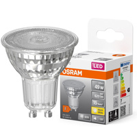 LED žárovka GU10 6.9W = 49W 620lm 2700K Teplá bílá 120° OSRAM SUPER STAR