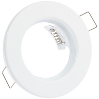 Halogenová Podhledové svítidlo GU10, MR16 Stálá Kulatá Bílý Plech LUMILED