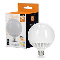 LED žárovka E27 Sphere 24W 2600lm 3000K Warm 270° Kobi