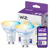 2x LED žárovka GU10 4,7W = 50W 2700-6500K 36° SMART WiFi/Bluetooth WiZ