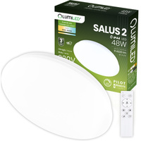 Plafond LED světlo pro povrchovou montáž SALUS2 48W IP44 CCT White Round 40cm + LUMILED PILOT