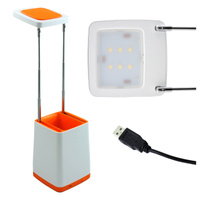 LED stolní lampa HELSINKI 4.2W 190lm oranžová GOLDLUX (Polux)