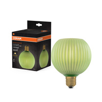 LED žárovka E27 Sphere 3,5W 300lm 2700K Warm Decorative Green Osram