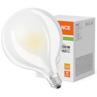 LED žárovka E27 G95 11W = 100W 1521lm 2700K Warm 300° Ledvance
