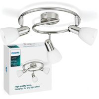 Stropní svítidlo BURLAP 3x E14 Nástěnné svítidlo Reflektor pevný PHILIPS