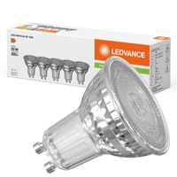 5x LED reflektor GU10 PAR16 4,5W = 50W 350lm 2700K teplý 36° CRI90 stmívatelný Ledvance