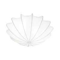 FORM 9673 Nowodvorski Stropní svítidlo Bílá 2xE27 Široké Stropní svítidlo Lycra+Ocel 50 cm Moderní