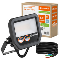 LED reflektor 17W 2400lm 6500K IP66 černý LEDVANCE reflektor