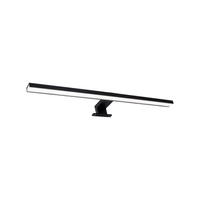 LED nástěnné svítidlo do koupelny 12W 1350lm 4000K Neutrální 120° Černá IP44 SAMOS Sanico Goldlux