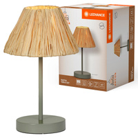 Stolní lampa Stolní svítidlo Stojací dekorativní E27 Hnědá zelená USB-C Dekor Ledvance