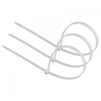 Kabelové stahovací pásky 7,6x500 mm bílé TRACKS Zipové stahovací pásky OK-76500W .MORE 50 ks.