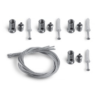 Montážní sada pro závěsné prvky 60cm Stříbrná VIDEX