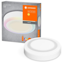 Přisazená LED panelová stropní lampa BARVA BÍLÁ 18W 1020lm 3000K Teplá bílá RGB 20cm LEDVANCE