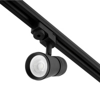 Lištový reflektor GU10, lampa pro jednofázové lišty Černá AURA LUMILED