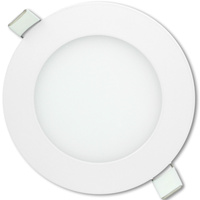 LED stropní vestavné svítidlo kulaté bílé 6W 480lm 2700K