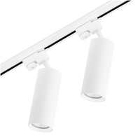 Osvětlovací lišta 1m + 2x reflektor lištový, GU10 Bílá RITI LUMILED