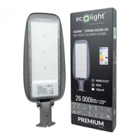 LED pouliční osvětlení 200W 26000lm 4000K neutrální IP65 130lm/W PREMIUM Ecolight
