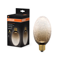 LED žárovka E27 Oval Frost 3,5W 300lm 2700K Warm Decorative Brown Osram
