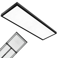 Povrchový LED panel 36W 3960lm 4000K 120° neutrální černá 30x120cm Brisbane Kobi