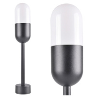 Zahradní sloupek HORTEN 1x E27 44 cm GOLDLUX (Polux) černý 314154