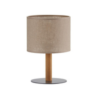 VAIO NATURE Stolní lampa na noční stolek Stínidlo béžové a černé Classic E27 5192 TK Lighting