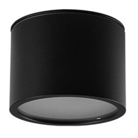 GRANDI LED přisazené halogenové stropní svítidlo GX53 IP54 kruhová trubice černá