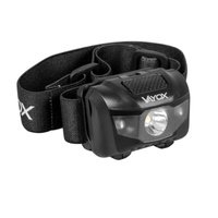 Dobíjecí čelová svítilna 100lm LED + 2x LED VA0178 VAYOX