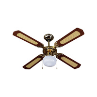 Stropní ventilátor 50W Se světelným zdrojem 1xE27 4 ramena VT-6042-4 V-TAC