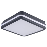 Stropní svítidlo Plafond LED se senzorem pohybu 30W 2940lm CCT IP65 Grafitová BENO KANLUX
