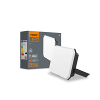 LED reflektor 30W 2850lm 5000K studená černá s mléčným odstínem Videx