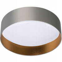 Plafond LED stropní panel Svítidlo pro povrchovou montáž 17,5W 1450lm 3000K Warm 120° Round Grey Gold Rifa Kanlux