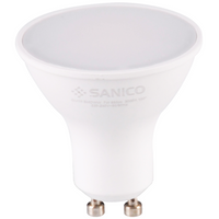 LED žárovka GU10 7W 650lm 3000K Warm 100° Sanico Goldlux