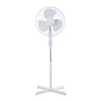 Podlahový ventilátor 40W Nastavitelná výška 3 ramena 120 cm Bílá VT-4016-3 V-TAC