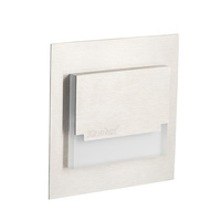 Schodišťové svítidlo LED 0,8W 14lm 4000K Neutral Square Silver Sabik Kanlux