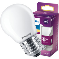 LED žárovka E27 P45 4,3W = 40W 470lm 2700K teplá PHILIPS