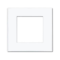 Jednoduchý bílý SKLENĚNÝ rámeček pro zásuvku