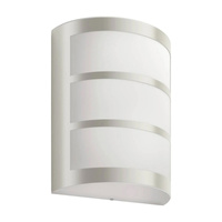 PYTHON 3,8W 2700K teplá IP44 Stříbrná nástěnná lampa PHILIPS LED pro zahradu