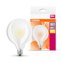 LED žárovka E27 G95 11.5W = 100W 1521lm 2700K Teplá bílá 300° OSRAM Retrofit Filament